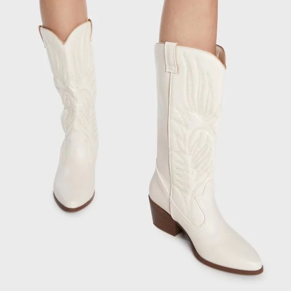 Qupid Shoes - Mountain Fever Mid-Calf Cowboy Boots size 7